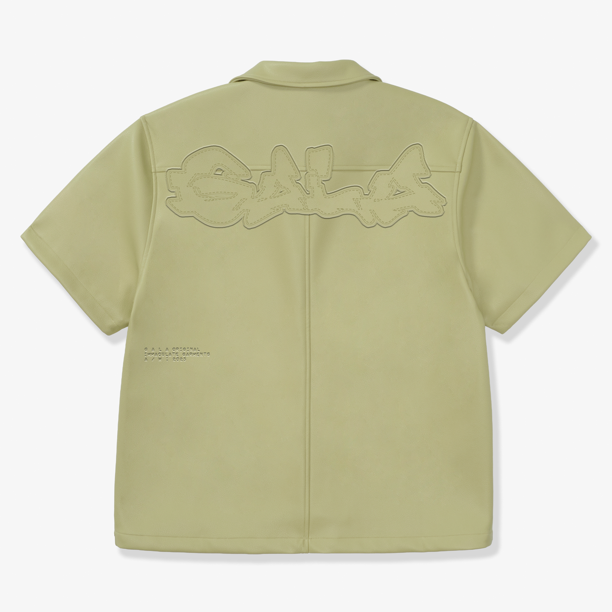 GALA RICO LEATHER BUTTON TOP