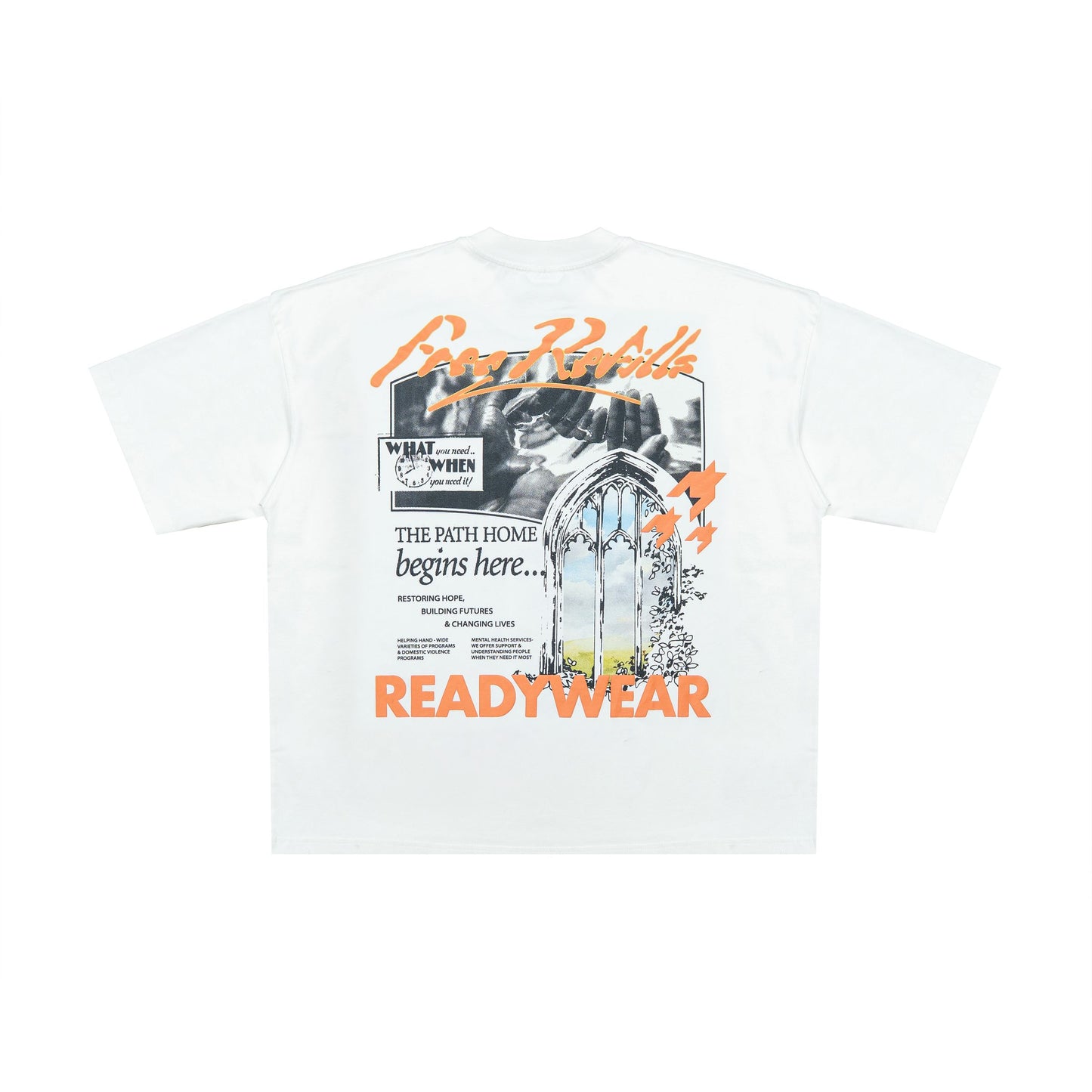FREE REFILLS REHAB T-SHIRT