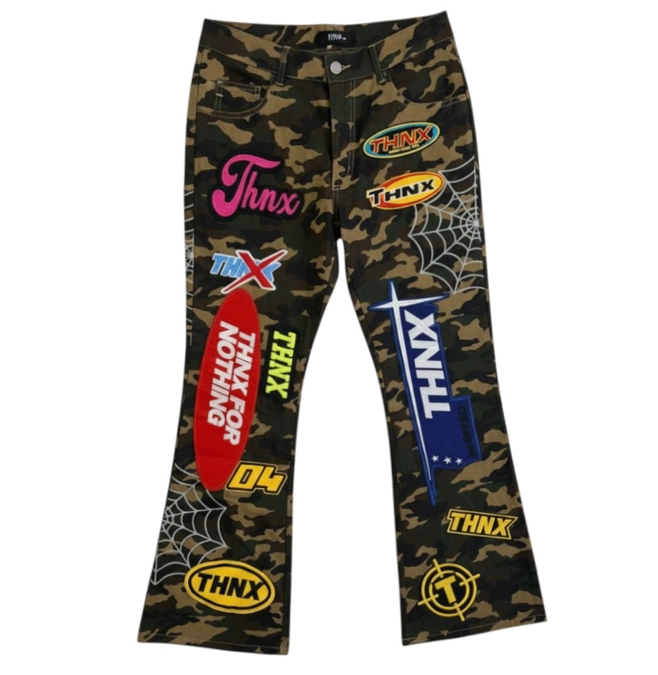 THNX FOR NOTHING CAMO PATCH CARGO
