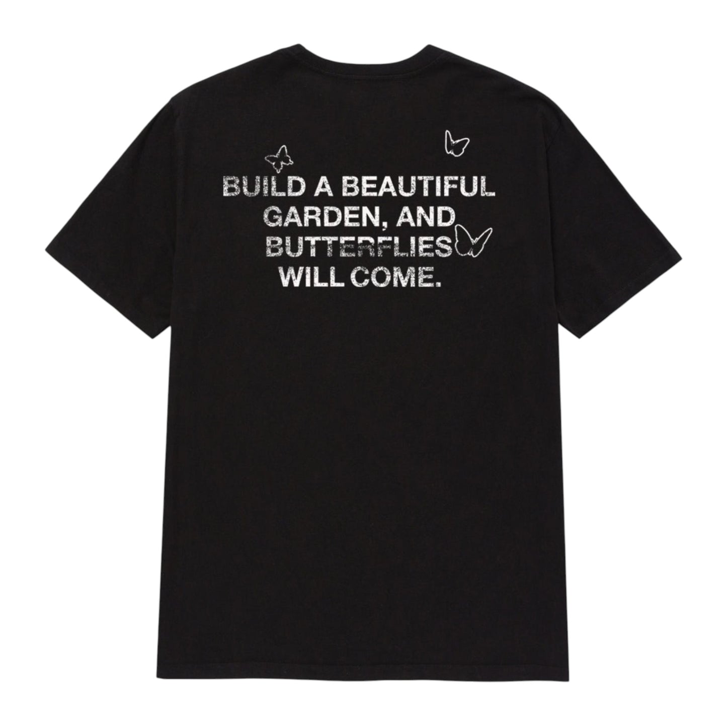 RYOKO RAIN BUTTERFLY GARDEN T-SHIRT