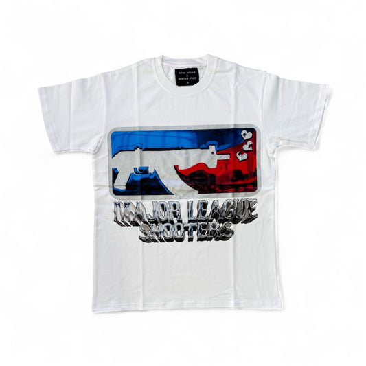 LOVE KILLS MAJOR LEAGUE SHOOTERS T-SHIRT