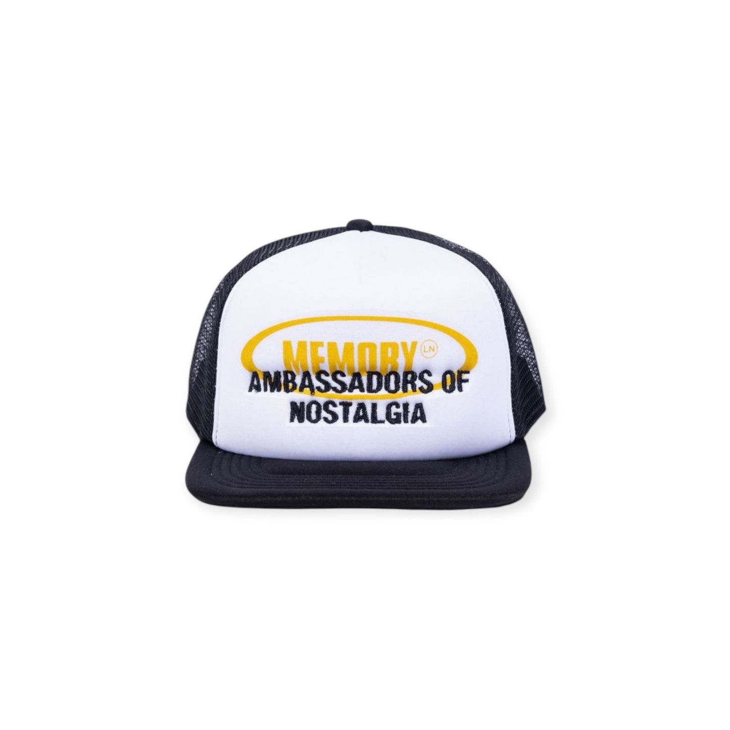 MEMORY LANE OVAL TEXT TRUCKER