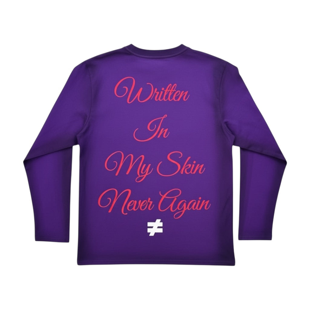 NOT EQUAL IN MY SKIN LONG SLEEVE TOP