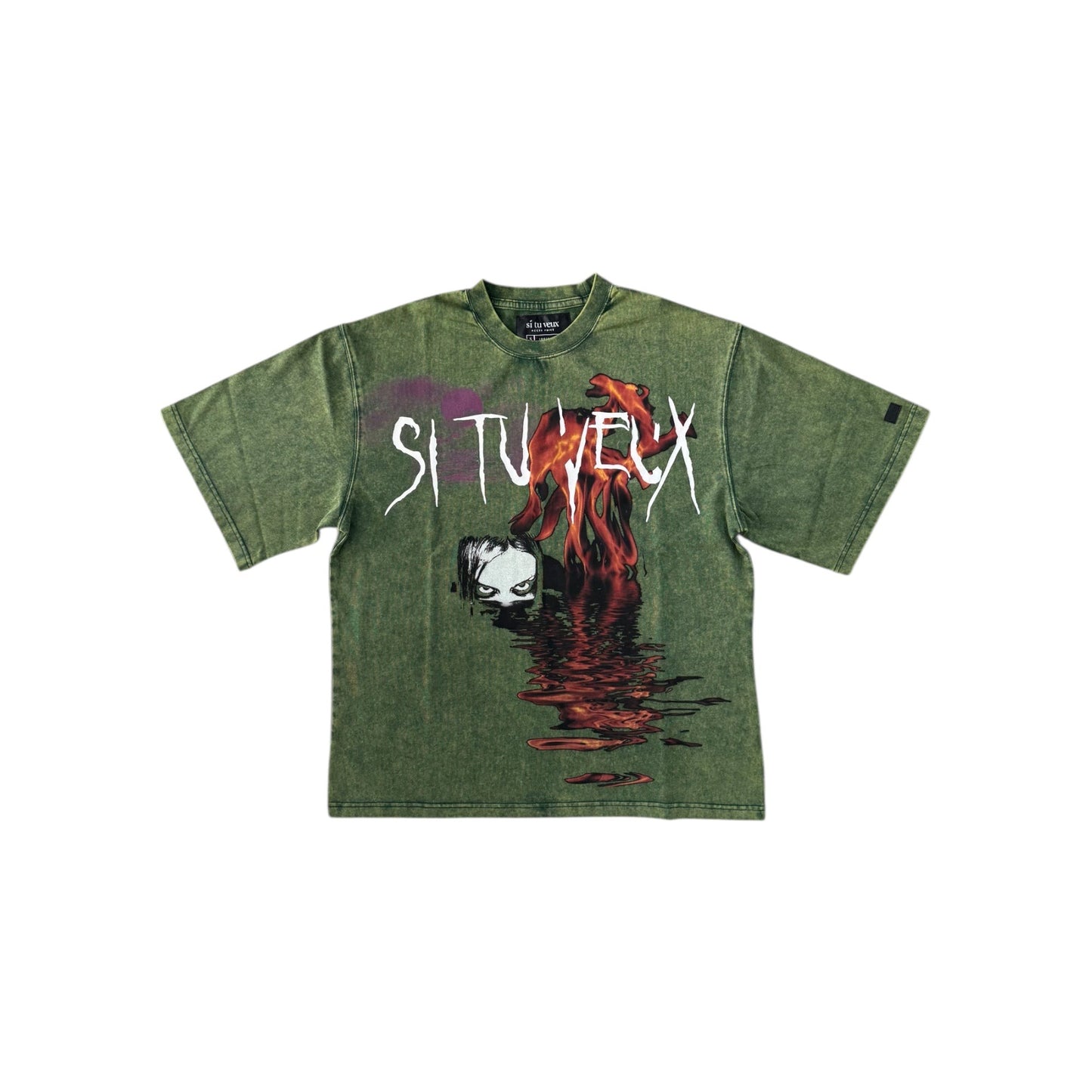 SI TU VEUX REQUINS BOXY T-SHIRT