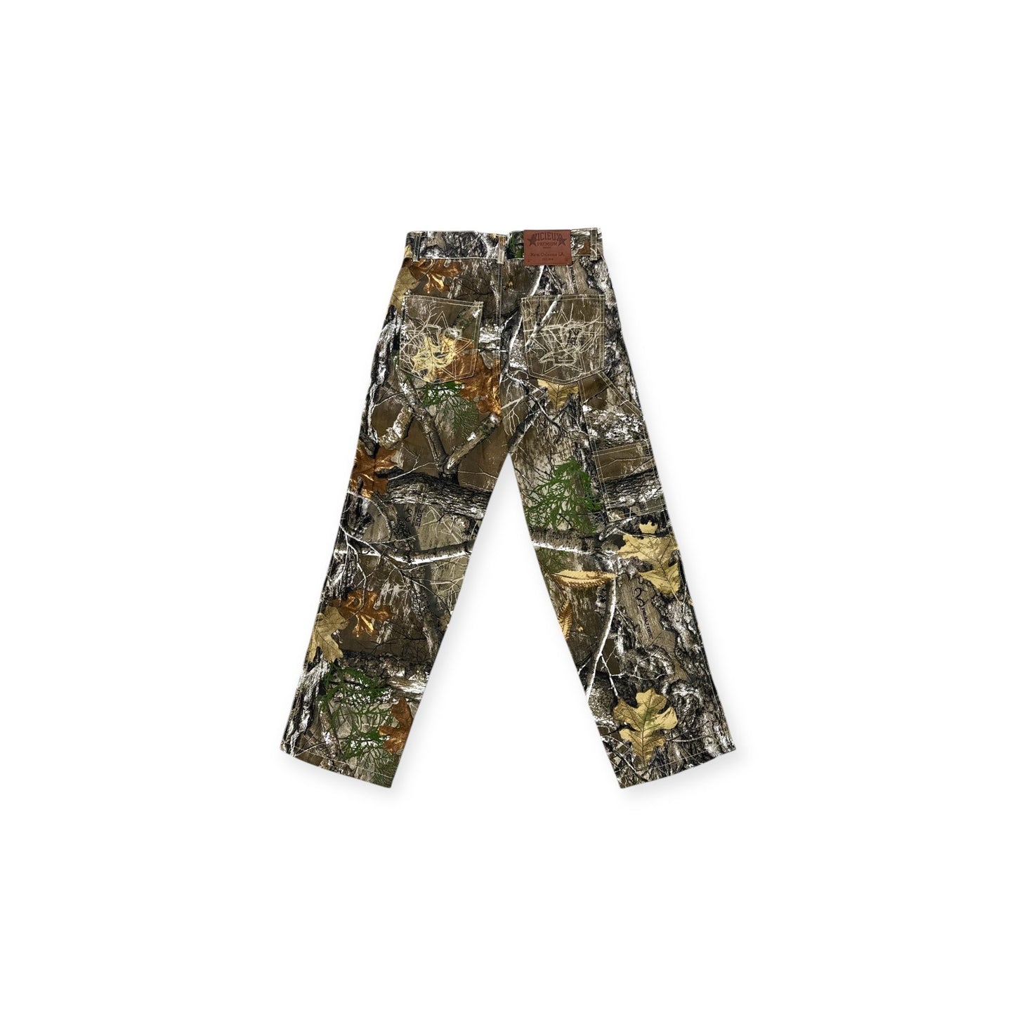 VICIEUX REAL TREE CAMO CARPENTER PANTS