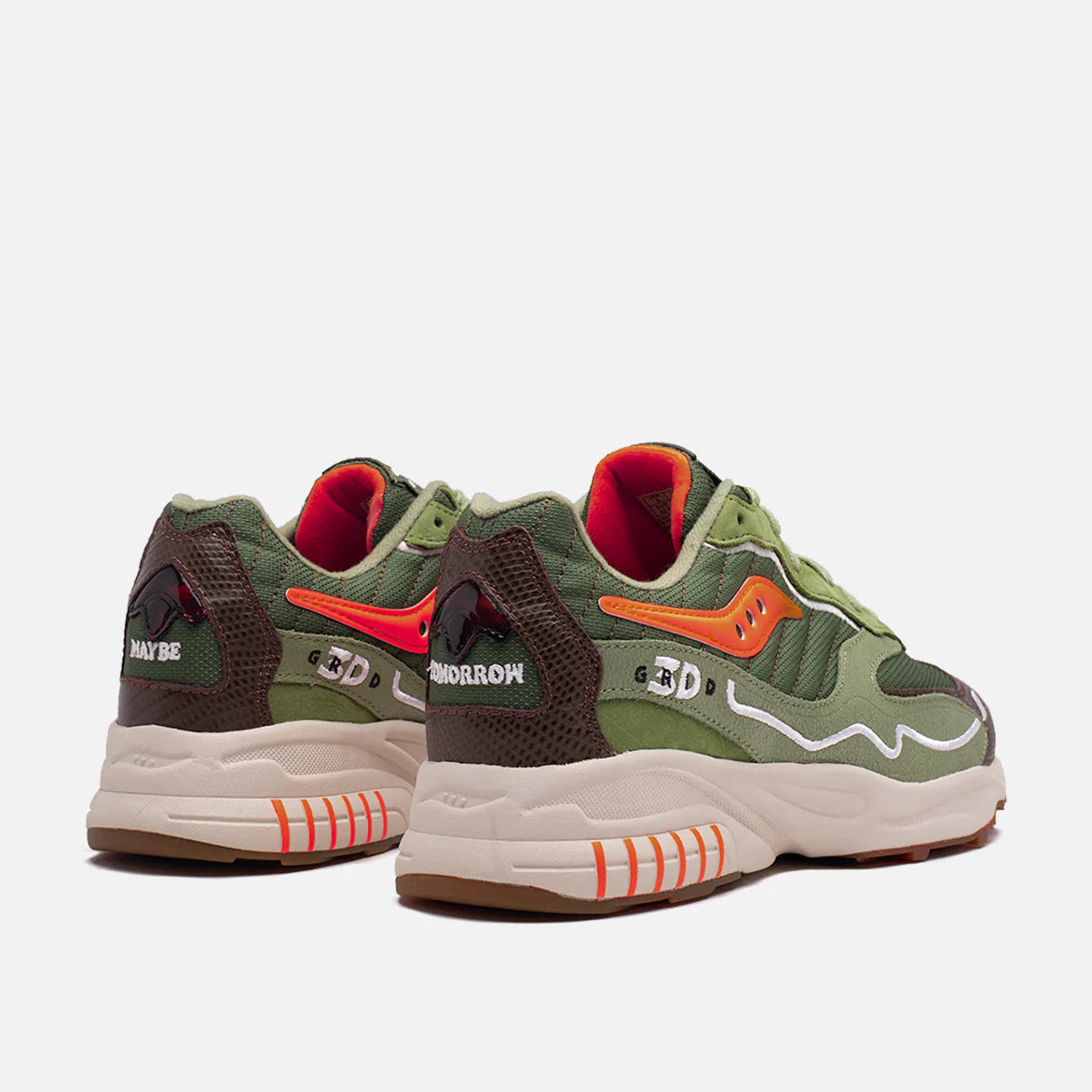 SAUCONY MAYBE TOMORROW X 3D GRID HURRICANE TORTOISE