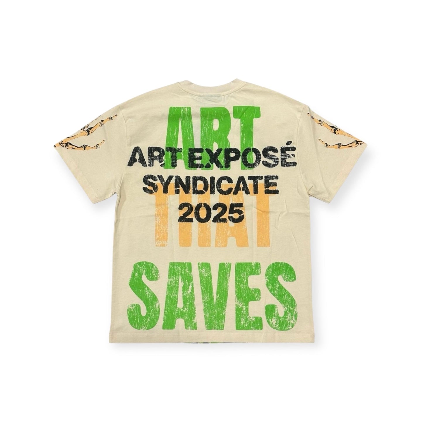 SYNDICATE ART EXPOSE BONE T-SHIRT