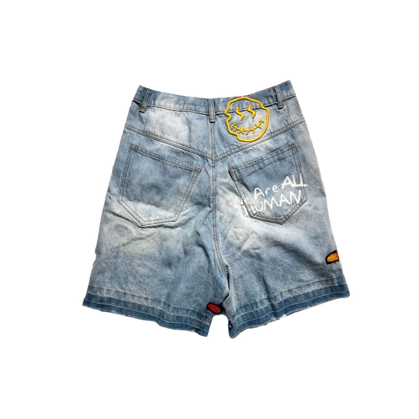 ALL HUMAN LA ROMANA DENIM SHORTS
