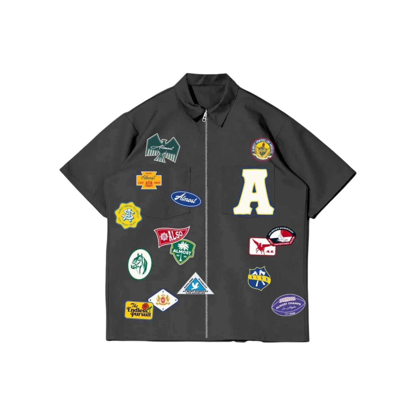 ALMOST SOMEDAY PATCHWORK SHOP SHIRT