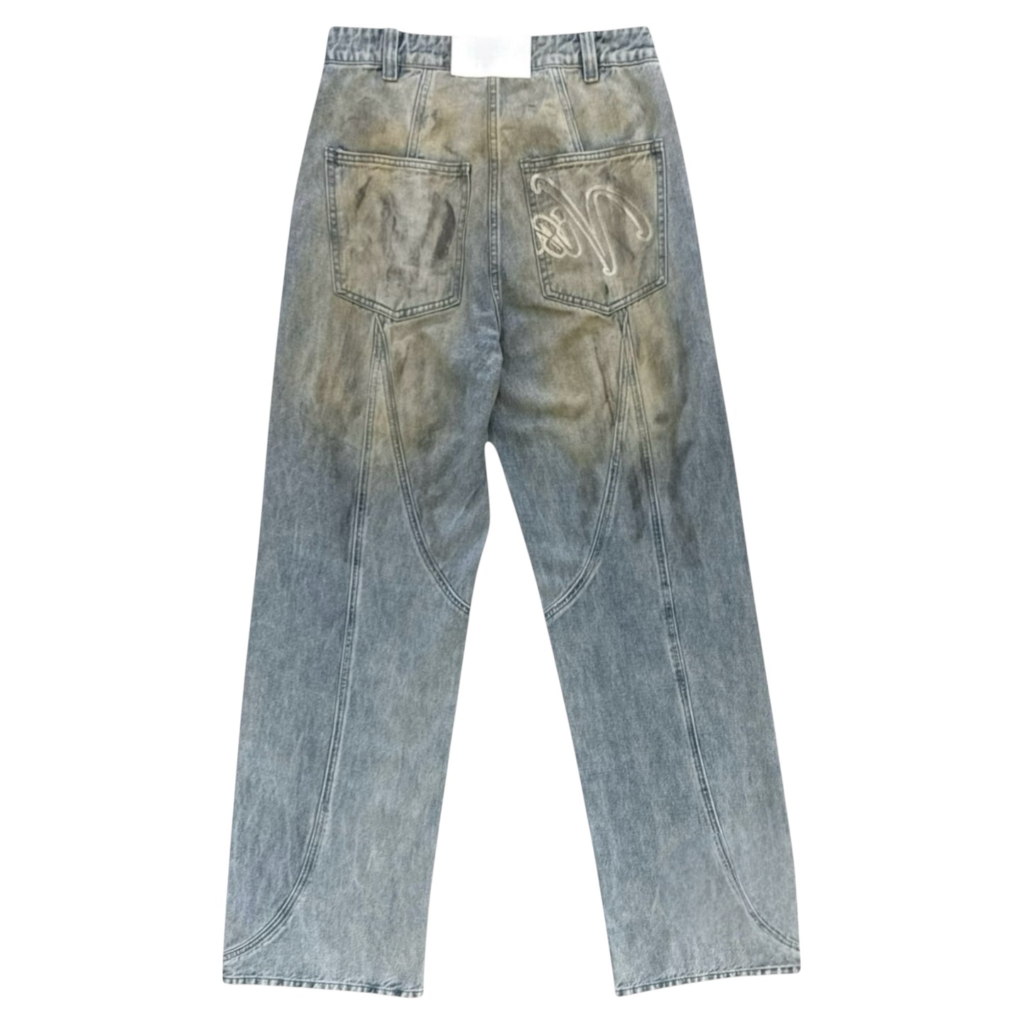 VISIONARY CLUB MUDDY WASH BAGGY DENIM
