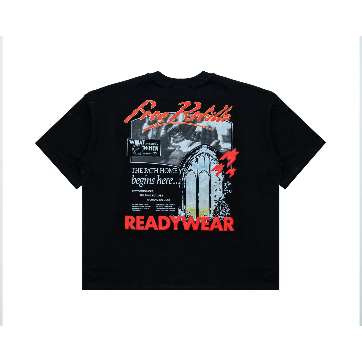 FREE REFILLS REHAB T-SHIRT