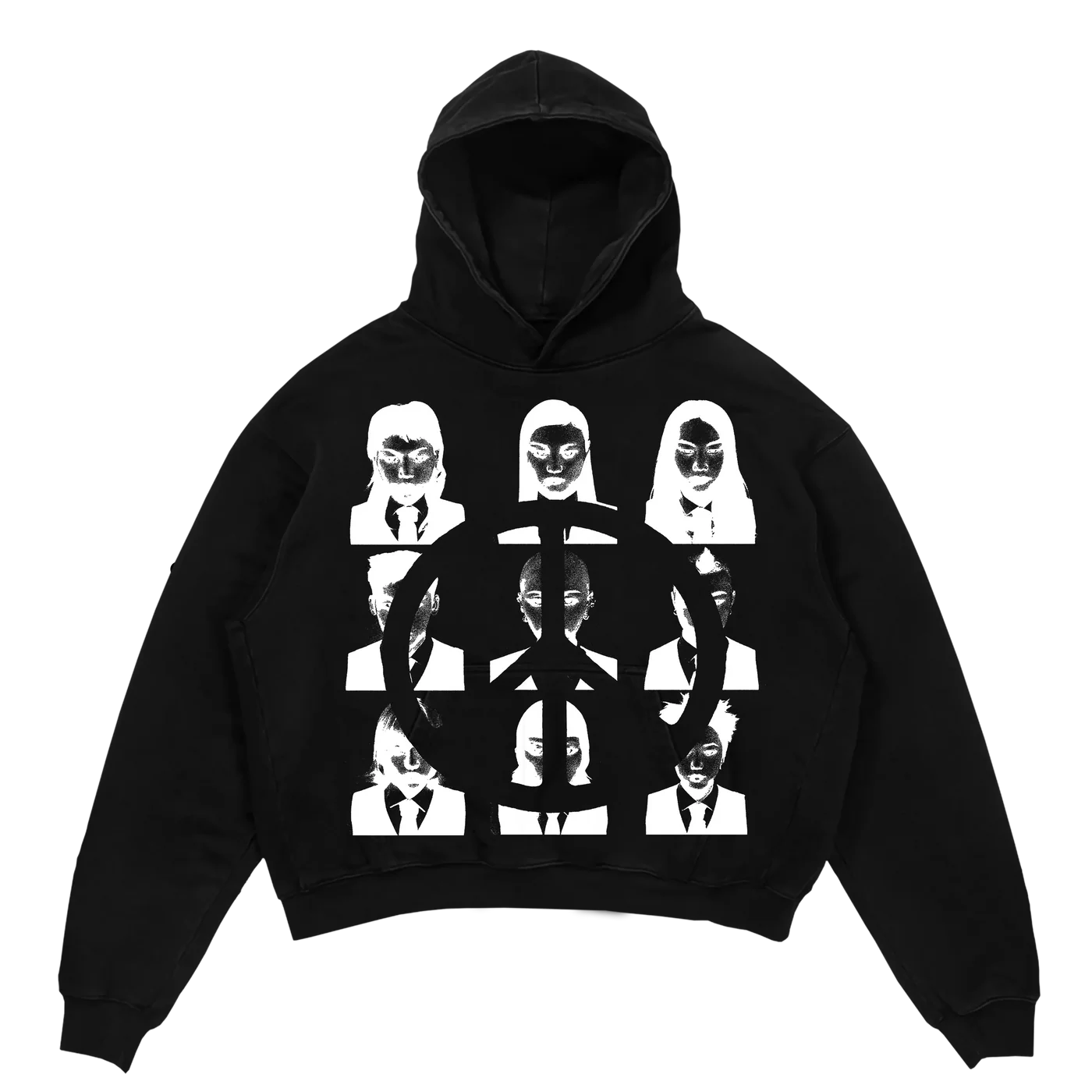 WORKS OF MADNESS FACES HOODIE