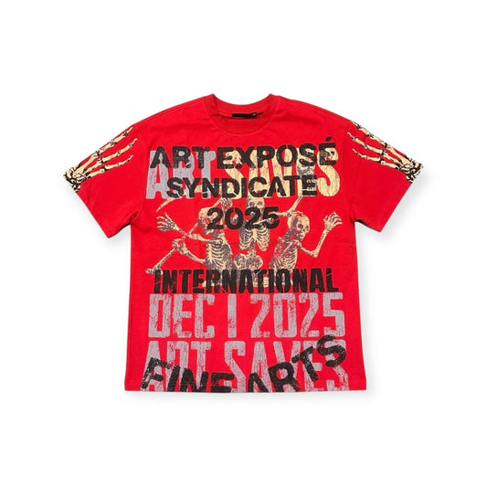 SYNDICATE ART EXPOSE BONE T-SHIRT