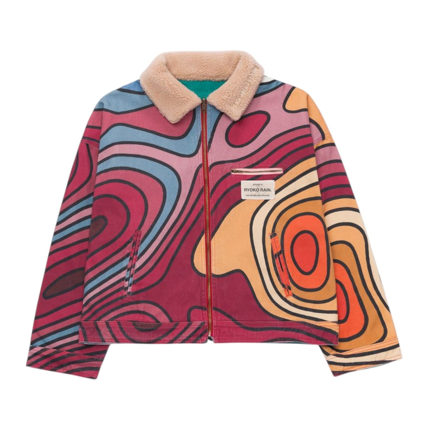 RYOKO RAIN REVERSIBLE 70'S WORK JACKET