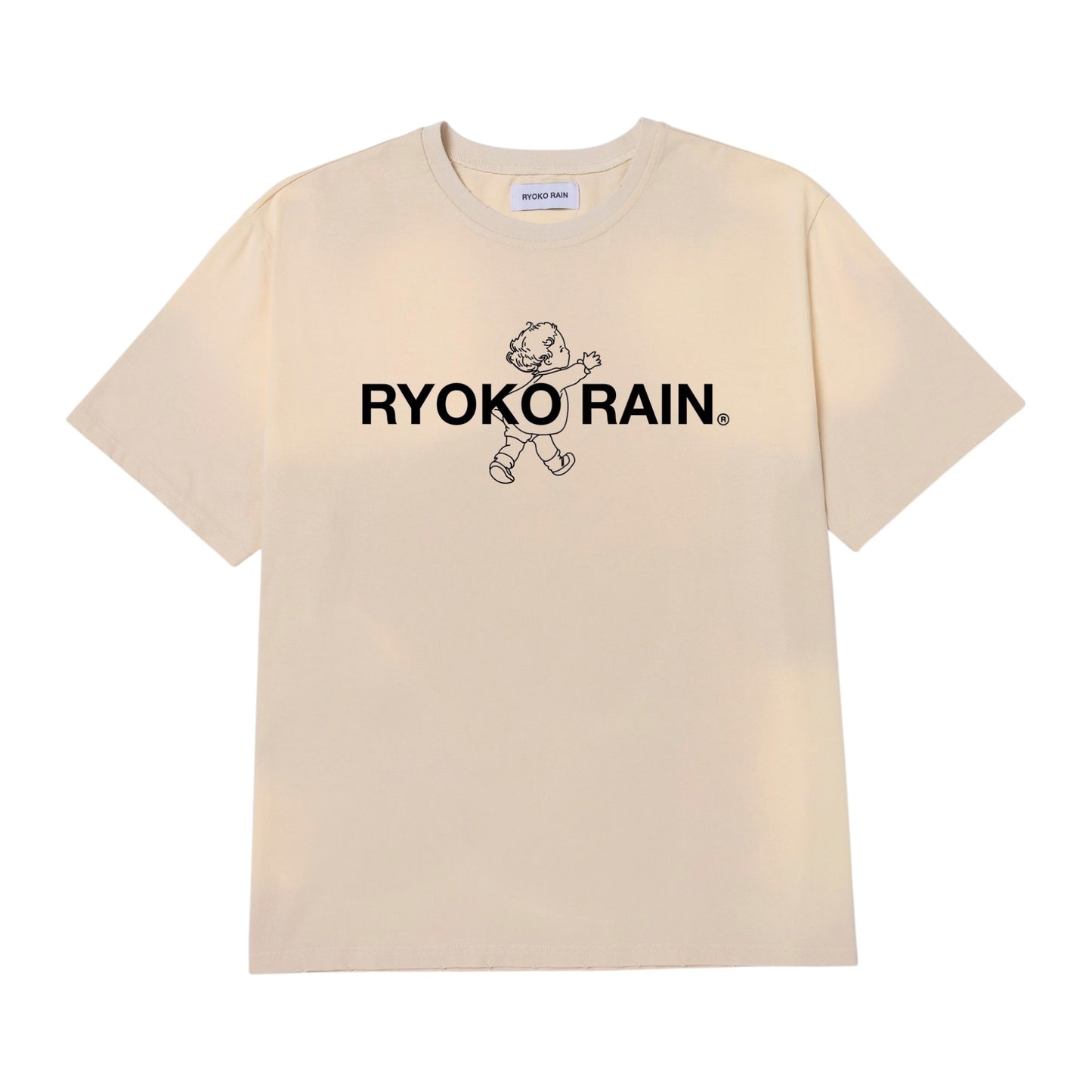RYOKO RAIN BUTTERFLY GARDEN T-SHIRT