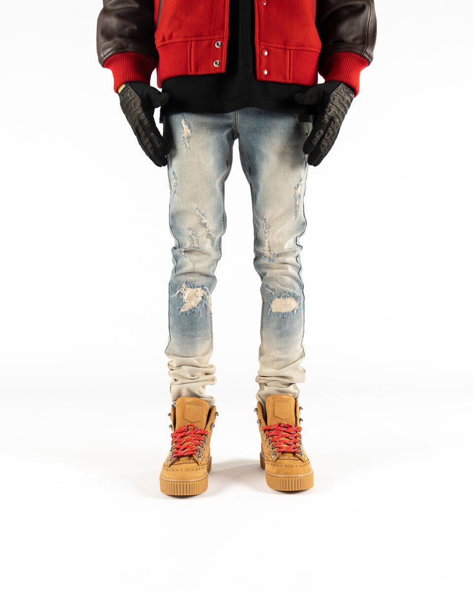 HEAVY DENIM SUNDAE SKINNY DENIM