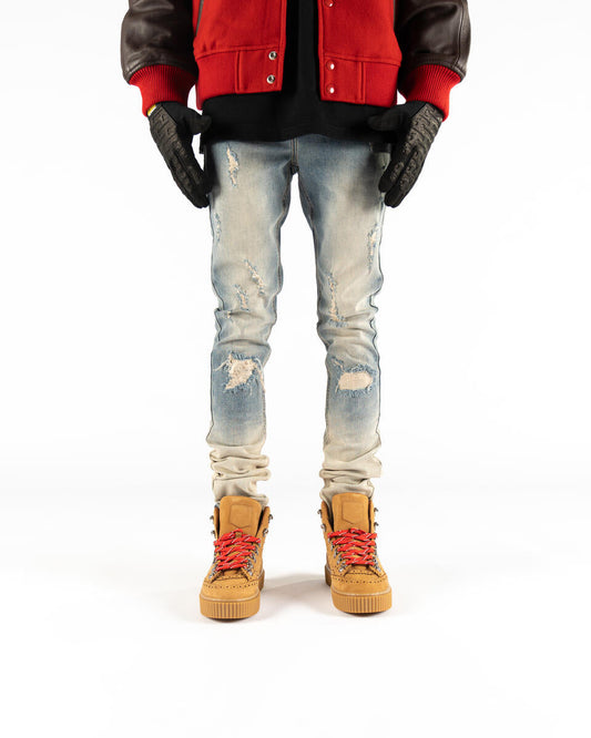 HEAVY DENIM SUNDAE SKINNY DENIM