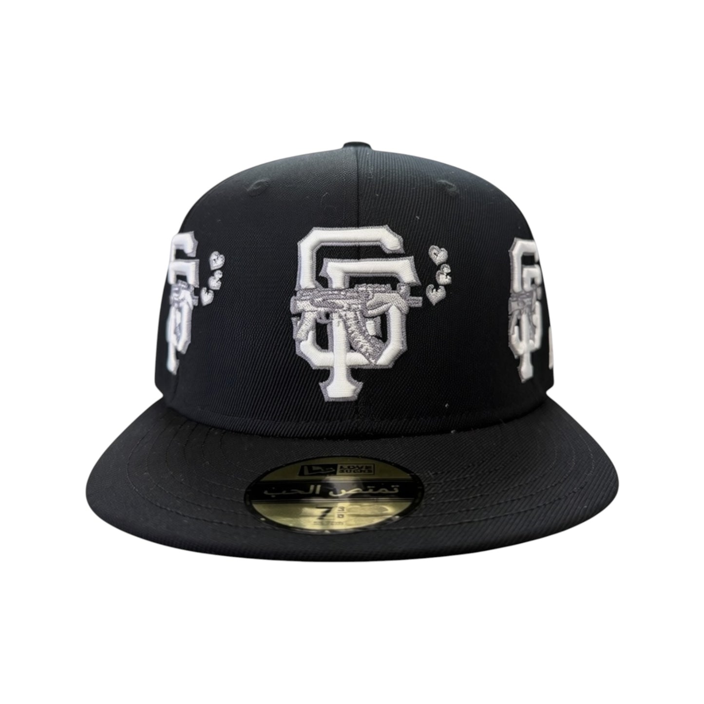 LOVE KILLS EMBROIDERY FITTED CAP