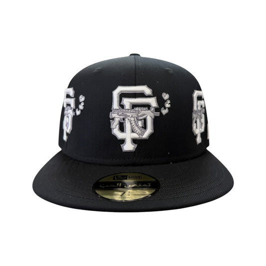 LOVE KILLS EMBROIDERY FITTED CAP