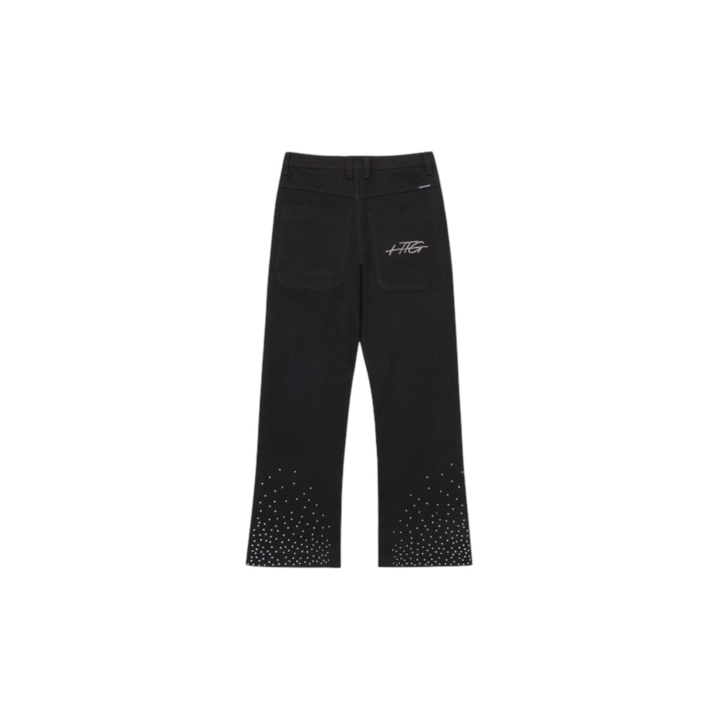 HONOR THE GIFT RHINESTONE WIDE LEG PANTS