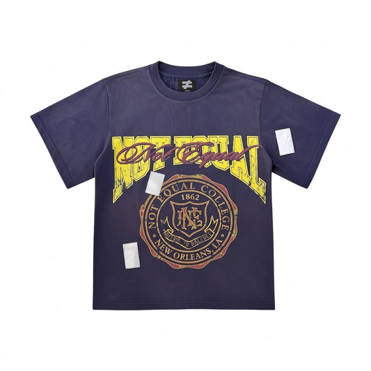 NOT EQUAL BACK TO SCHOOL DISTRESSED SHIRT