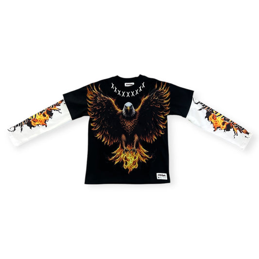 MARTYRDOM FLAMING EAGLE LONGSLEEVE TEE