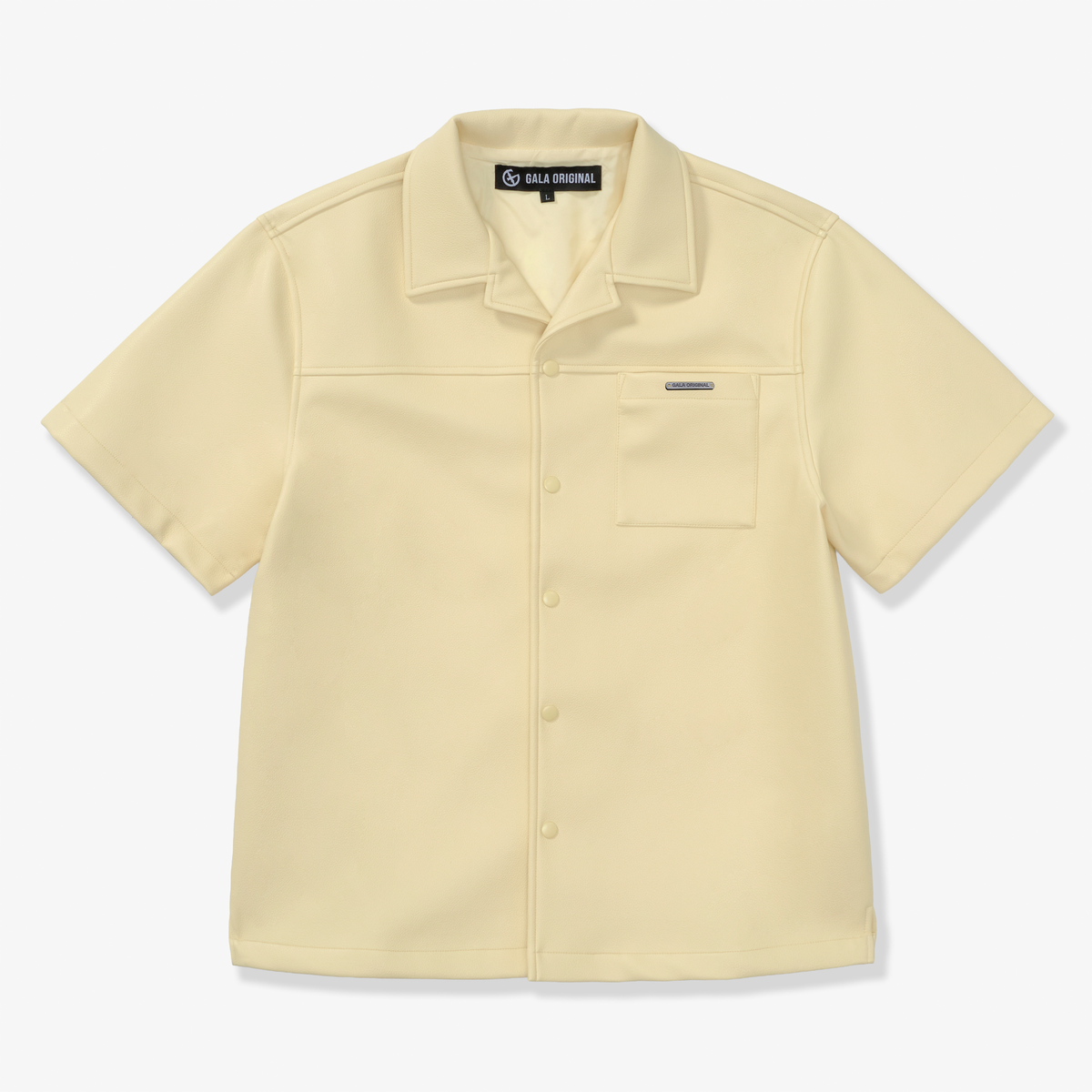 GALA RICO LEATHER BUTTON TOP