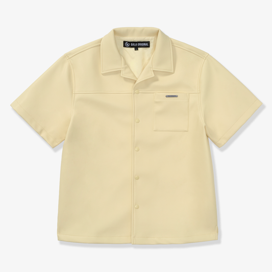 GALA RICO LEATHER BUTTON TOP