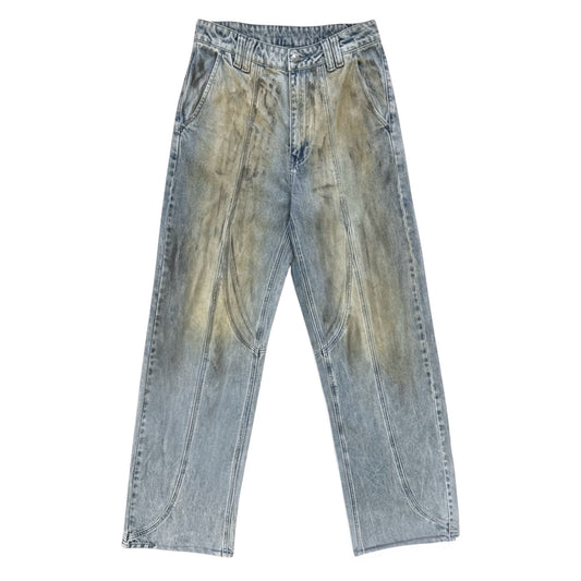 VISIONARY CLUB MUDDY WASH BAGGY DENIM