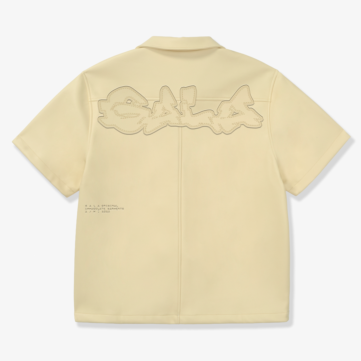 GALA RICO LEATHER BUTTON TOP