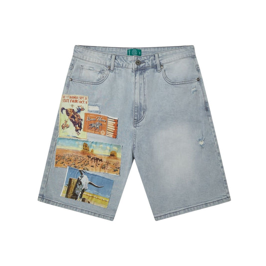 CAMPUS GOODS POSTCARD JORTS