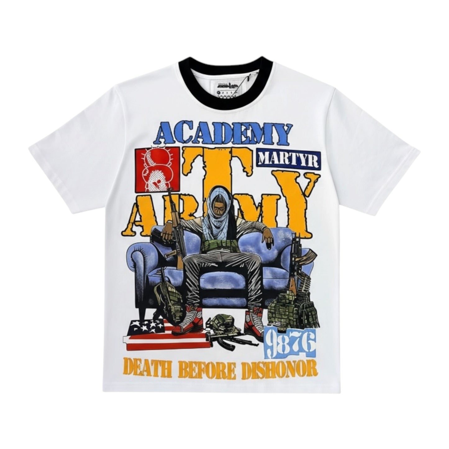 MARTYDOMMARTYR ACADEMY SHIRT CONTRAST COLLAR