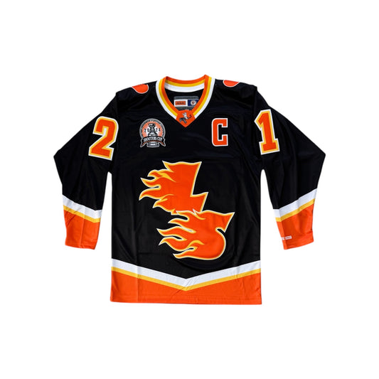 LOVE KILLS FLAMES HOCKEY JERSEY