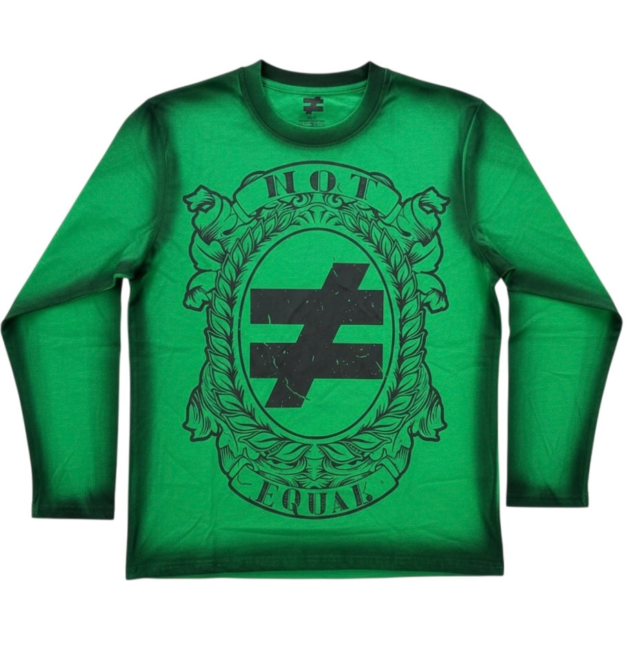 NOT EQUAL WREATH SCRIPT LONG SLEEVE