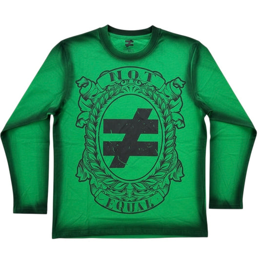 NOT EQUAL WREATH SCRIPT LONG SLEEVE