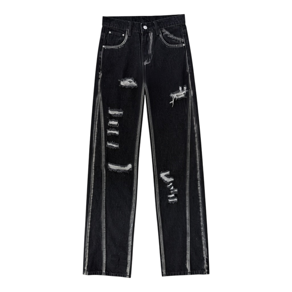 NOT EQUAL RECONSTRUCTED BAGGY DENIM