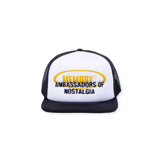 MEMORY LANE OVAL TEXT TRUCKER