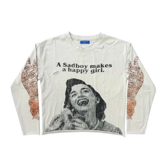 SADBOYSAGA HAPPY GIRL LONGSLEEVE T-SHIRT
