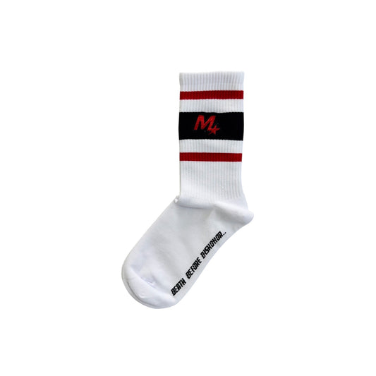 MARTYDOM STAR LETTER LOGO SOCKS