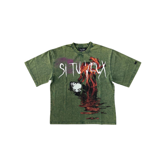 SI TU VEUX REQUINS BOXY T-SHIRT
