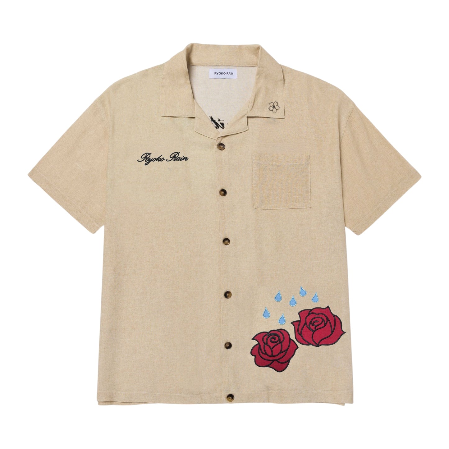 RYOKO RAIN DEAR RYOKO LINEN BUTTON UP