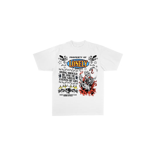 LONELY HEARTS CLUB GREAT EVENTS IN LIFE T-SHIRT