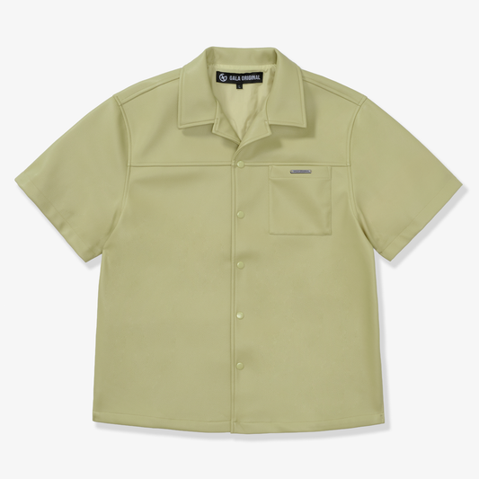 GALA RICO LEATHER BUTTON TOP