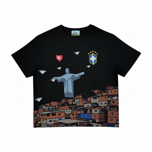 RED LETTERS FAVELAS SHIRT