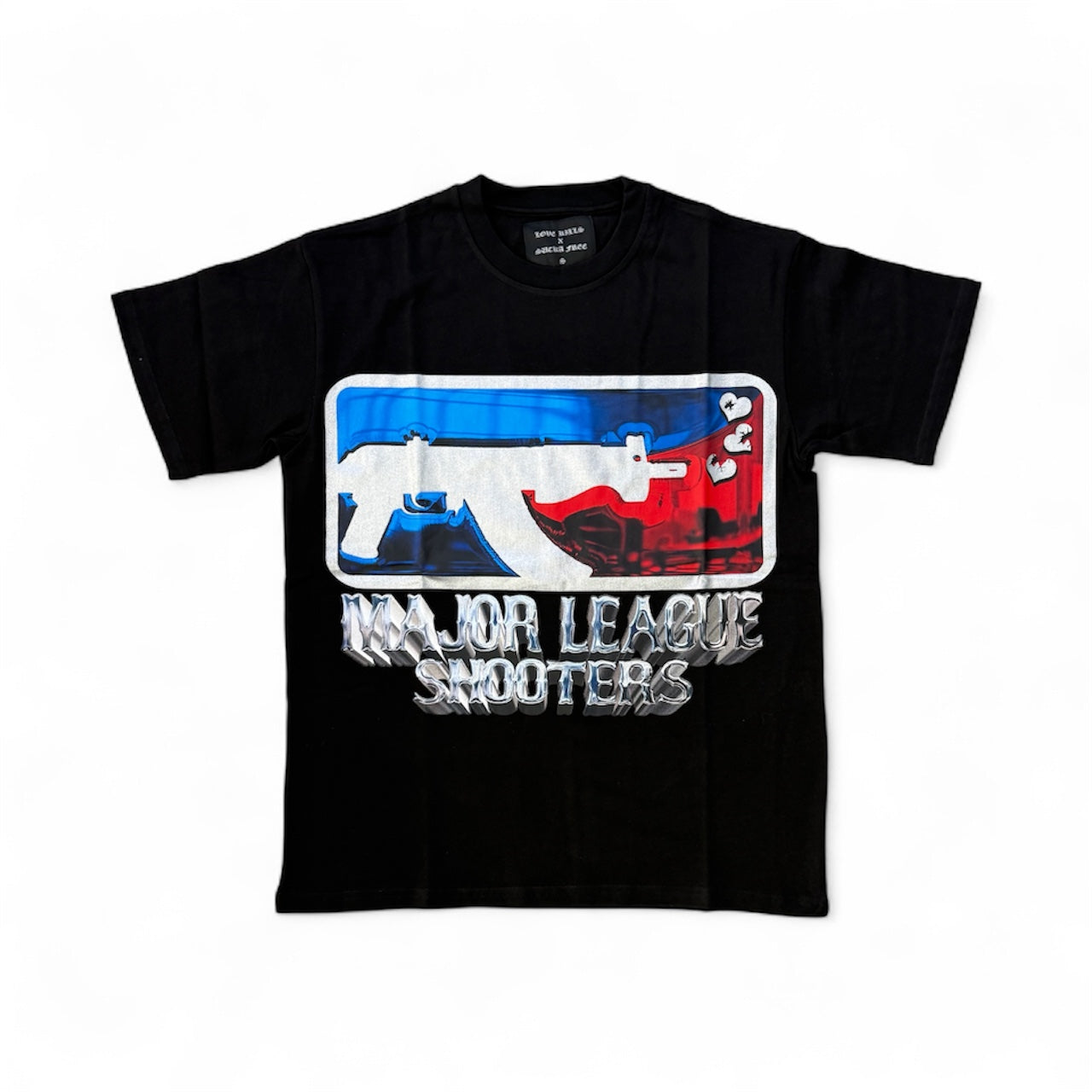 LOVE KILLS MAJOR LEAGUE SHOOTERS T-SHIRT