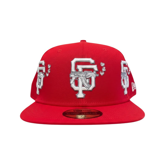 LOVE KILLS EMBROIDERY FITTED CAP