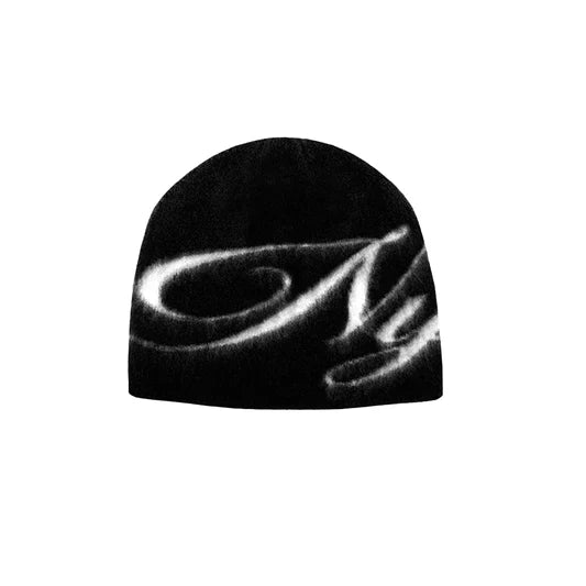 FELICITY MOHAIR NY BLACK BEANIE