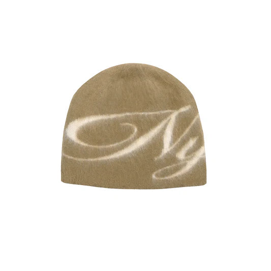 FELICITY MOHAIR NY TAN BEANIE